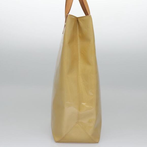 LOUIS VUITTON Monogram Vernis Reade MM Hand Bag Beige M91141 - Picture 4 of 16
